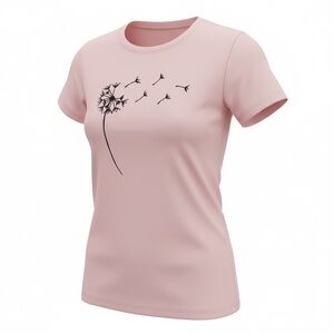 Blush Dandelion Graphic Tee